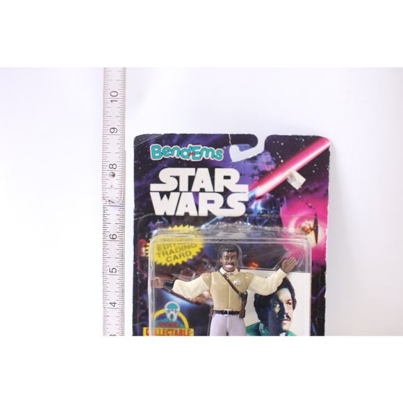Star Wars, Lando Calrissian, Action Figure, with Trading Card, Bendable - Picture 3 of 3